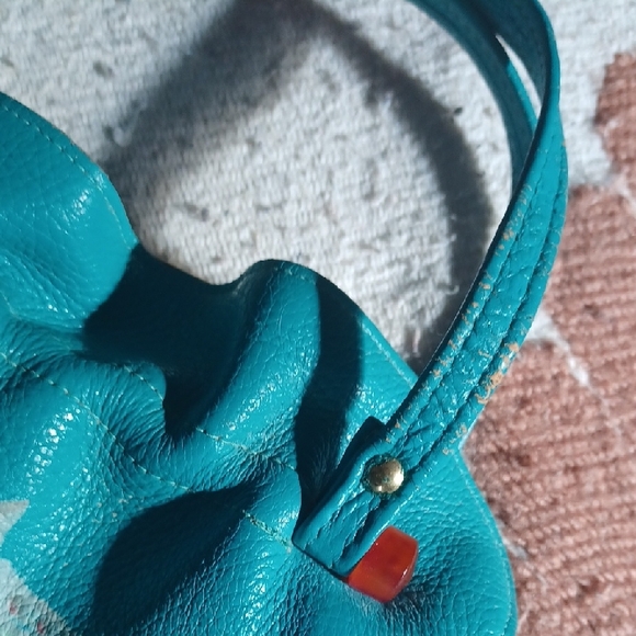 Vintage Purse with Handpainted Fish